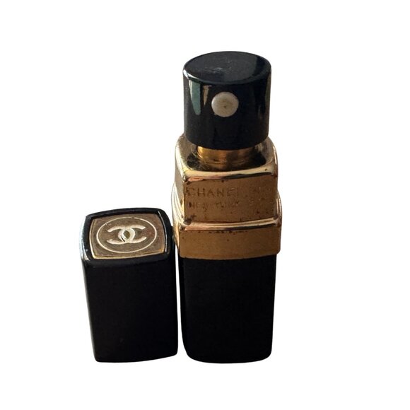 Chanel No. 5 Vintage Refillable Perfume Atomizer Lipstick Style Travel Case - Picture 6 of 9